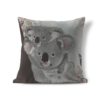 Koala mama throw pillow