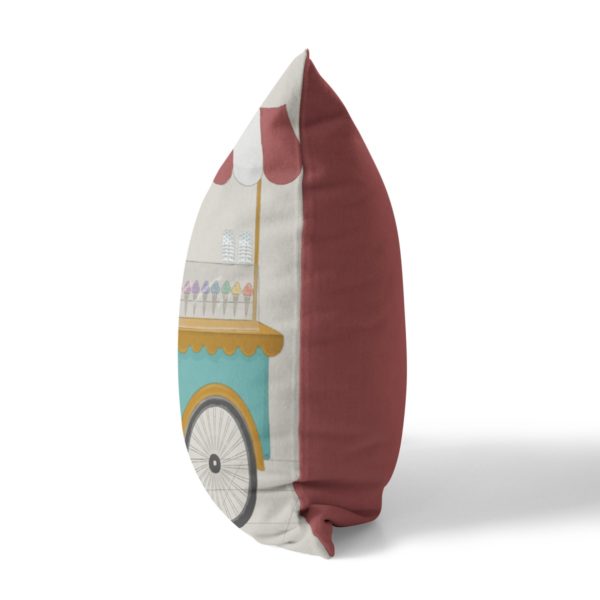 Throw Pillows & Decorative Pillows- ice cream cart