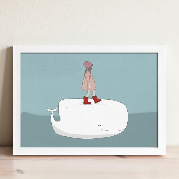 ⁦Whale Nursery Wall Art⁩ – תמונה ⁦2⁩