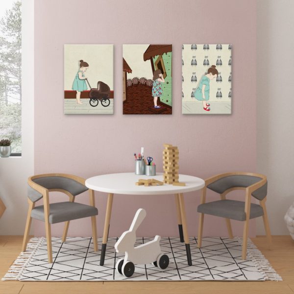 ⁦New shoes nursery wall art⁩ – תמונה ⁦3⁩