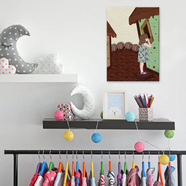 ⁦Chocolate house nursery wall art⁩ – תמונה ⁦3⁩