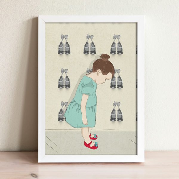 New shoes nursery wall art