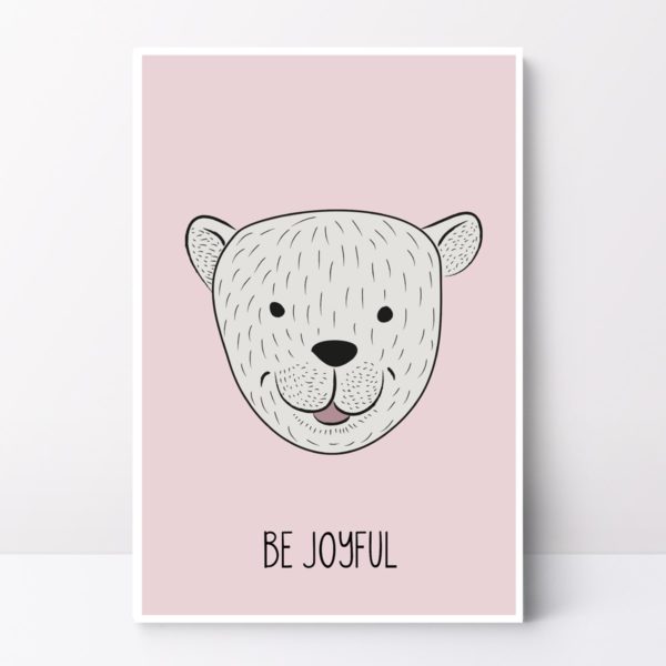 Pink animal card set Nursery Wall Art - Image 5