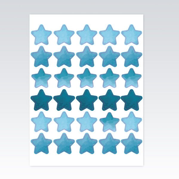מדבקות קיר זוהרות בחושך לחדרי תינוקות/ילדים – כוכבים כחולים-בהנחה