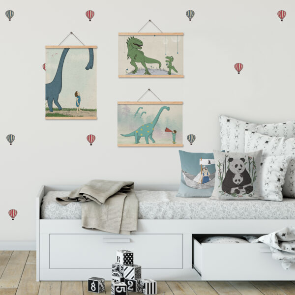 חבילת עיצוב לחדר ילדים דינוזאורים