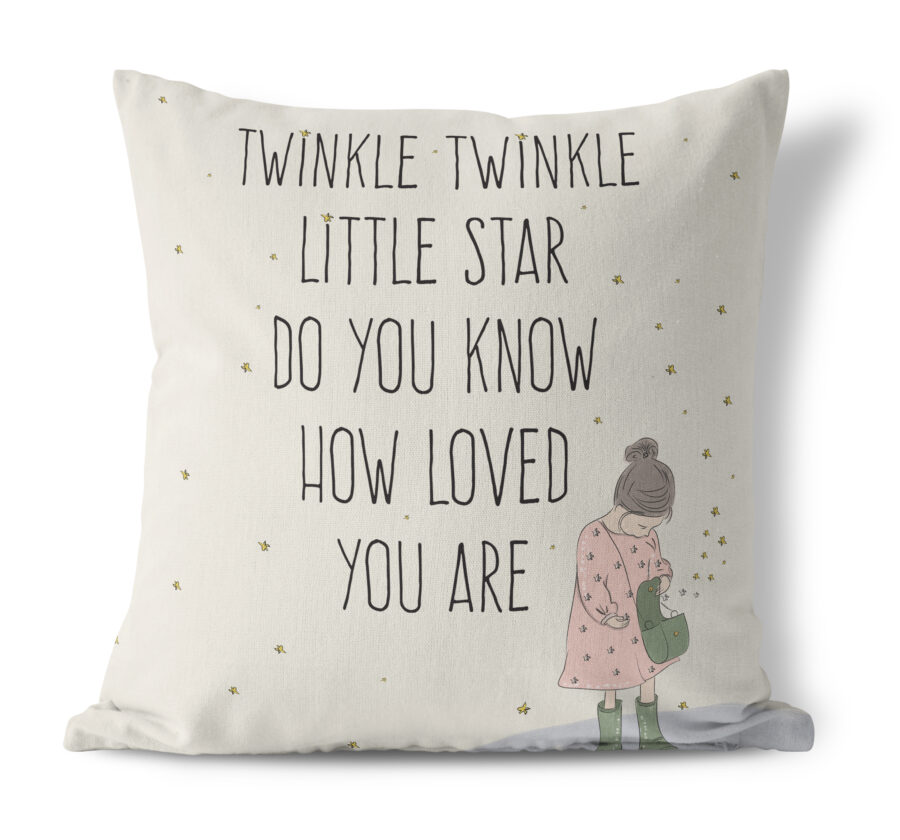 כרית נוי twinkle little star